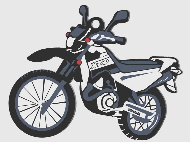 yamaha xtz keychain