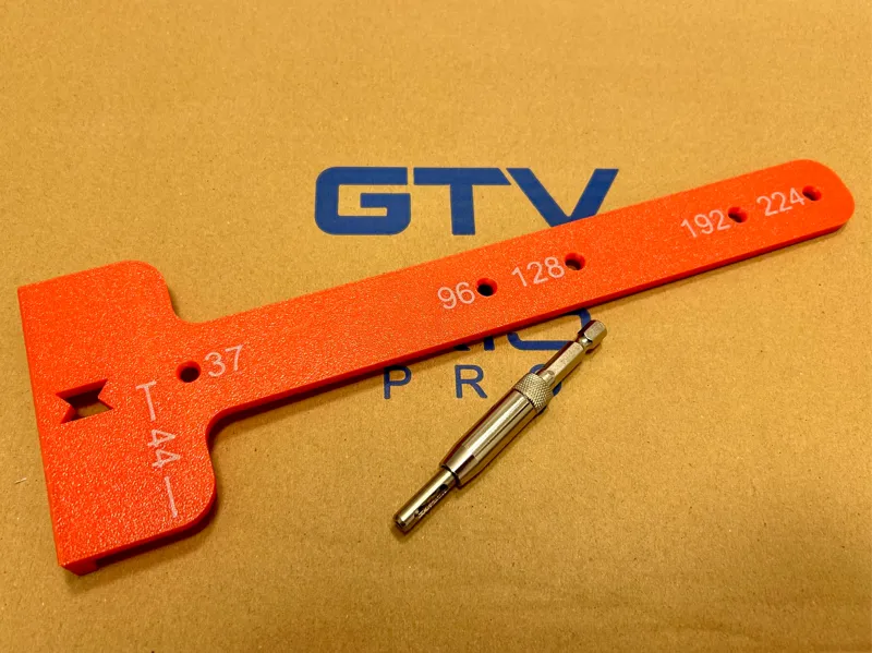 GTV Axis Pro Drawer Rail Template