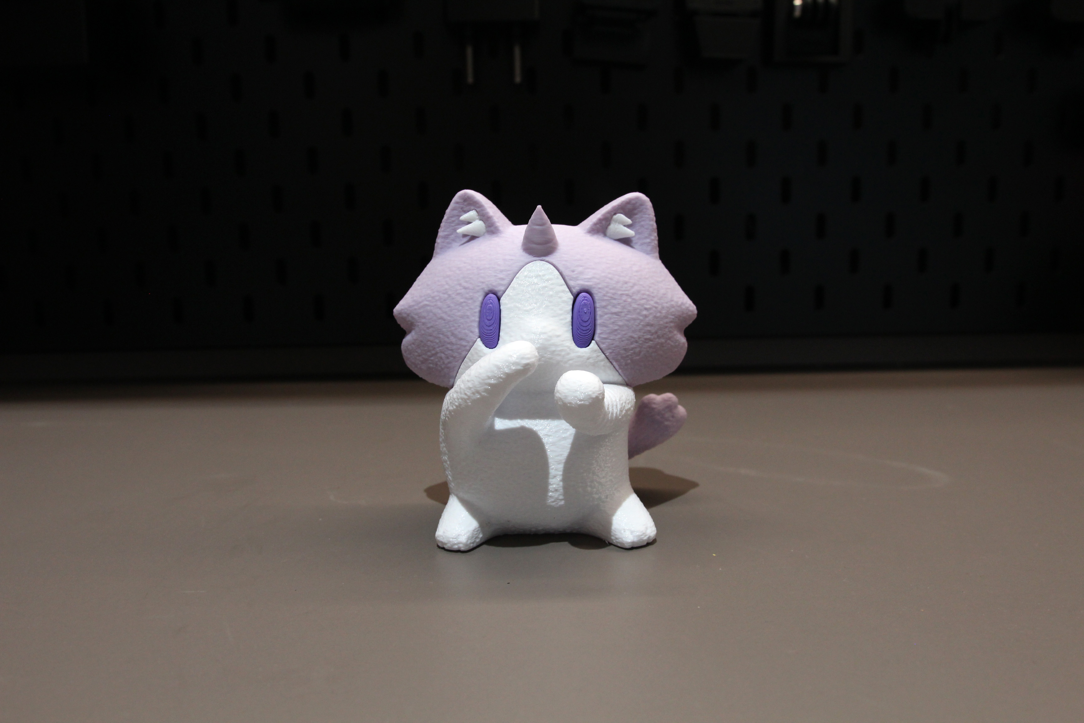 Miniatura 2 do modelo 3D 独角兽月薪喵尾巴可转手可摇 可爱网红系列 全拆件&多色打印 非AI