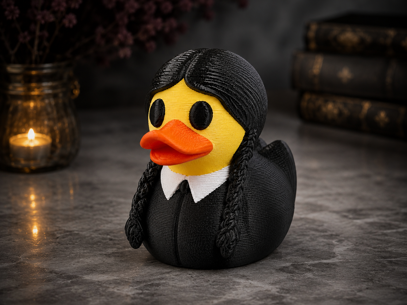 Wednesday Inspired Rubber Duck