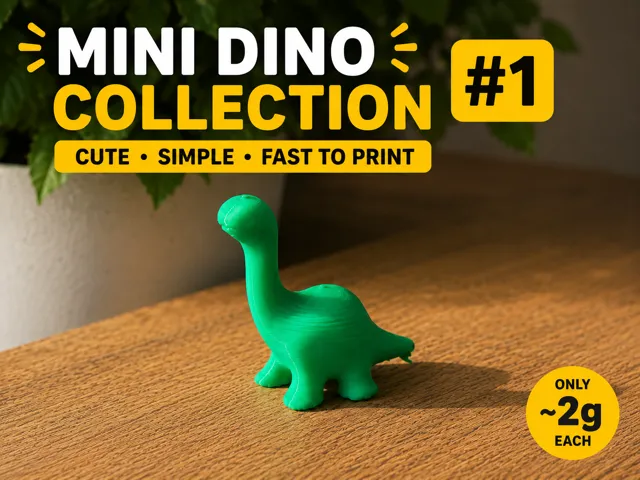 Mini Dino #1 – Long Neck Dino