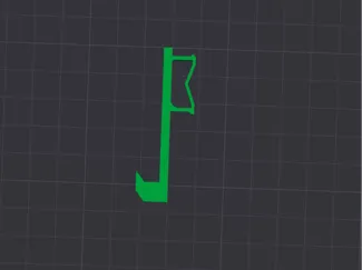 Hook for bottom of HSW panel on P1S with AMS riser