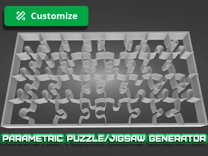 Parametric Puzzle / Jigsaw Generator
