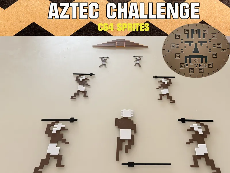 Aztec Challenge C64 Sprite