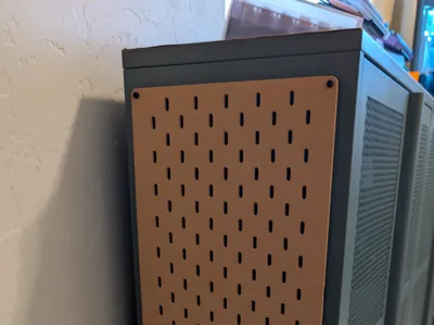 IKEA Ivar Metal Cabinet Side-Mount Skadis Pegboard
