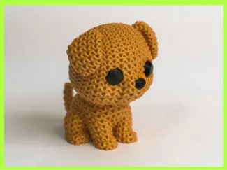 Knitted Puppy - No AMS