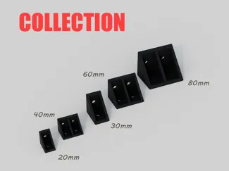 Aluminium profile extrusion corner collection