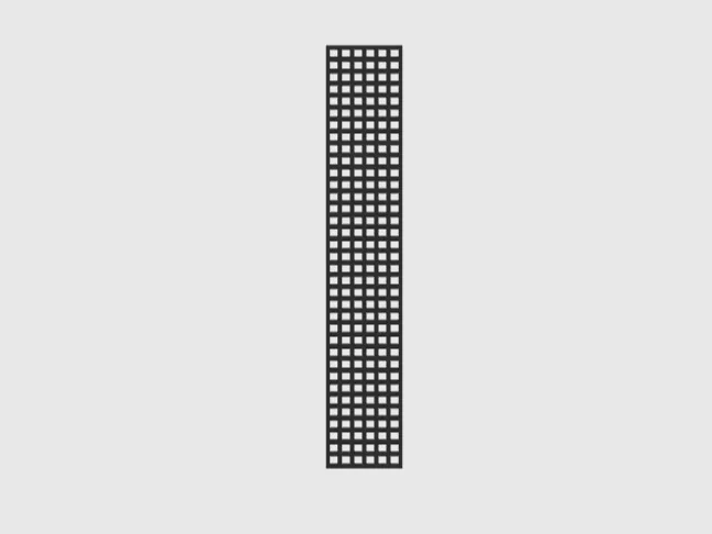 Cross stitch bookmark mesh