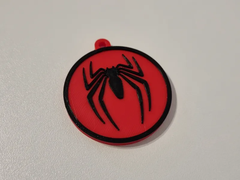 PORTACHIAVI LOGO SPIDER MAN