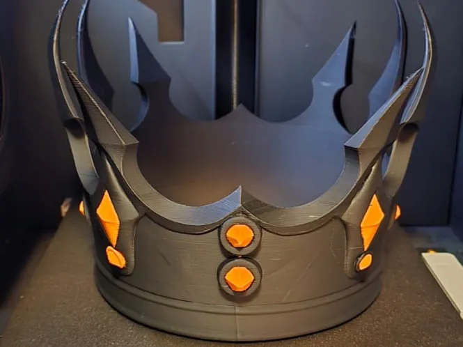 Dark Fantasy Crown – 3D Printable Model