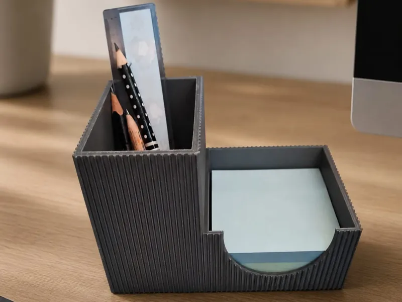 Pen and sticky note holder