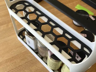 Hex Spice Rack Floor