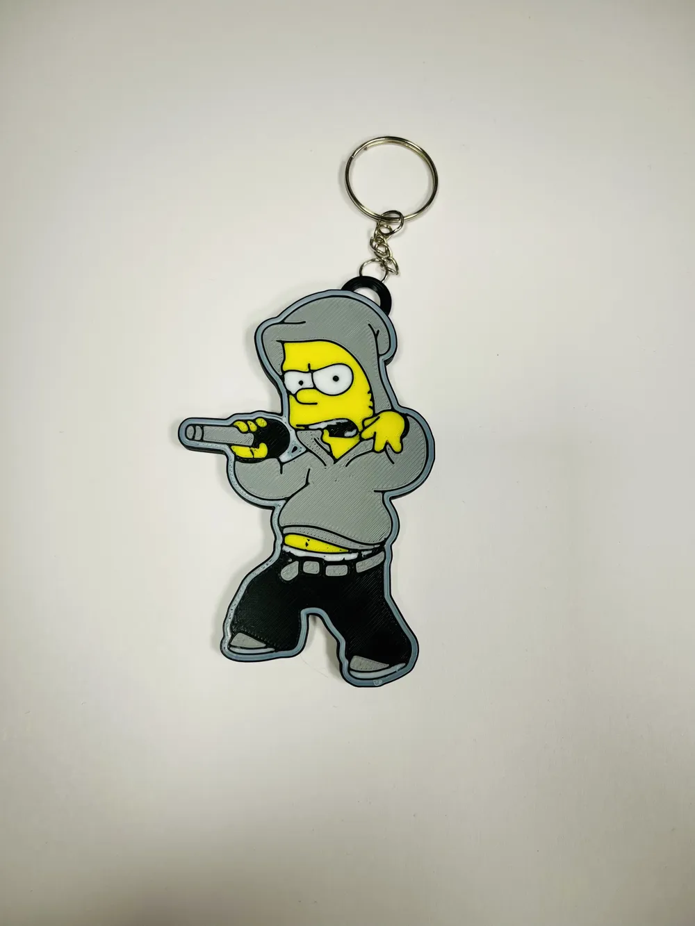 Bart - inspired rapper keychain - Free 3D Print Model - MakerWorld