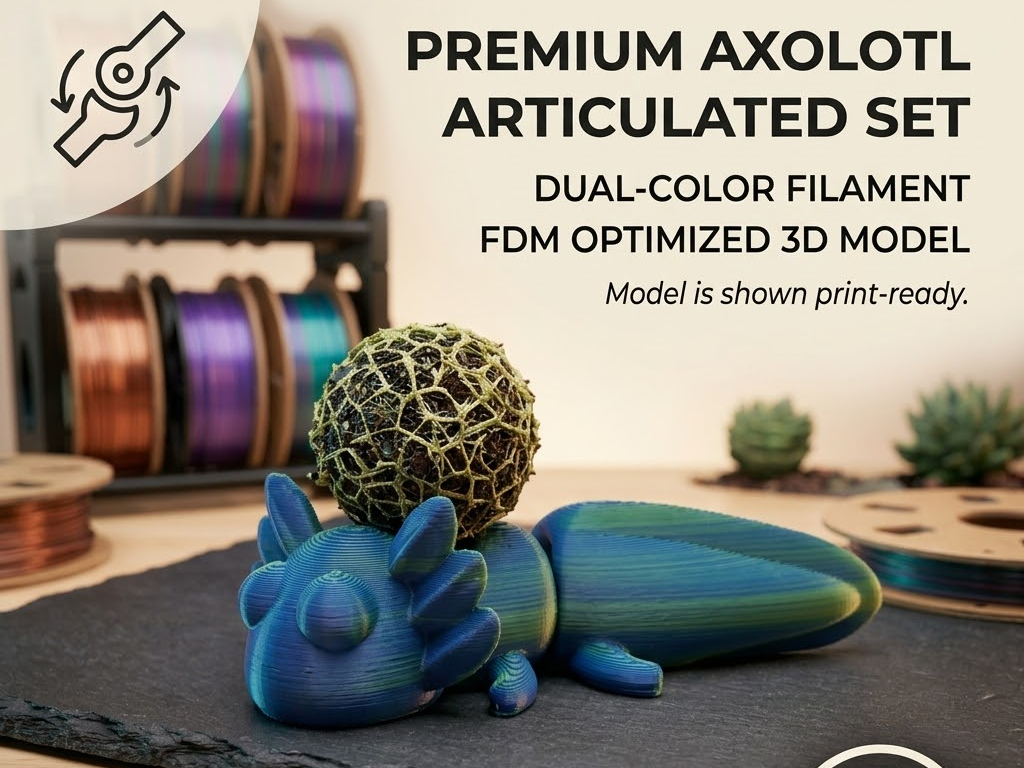 The Smiling Axolotl | Ultimate Articulated Pet