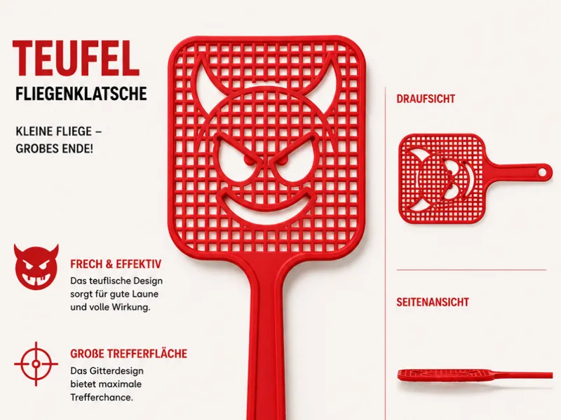 Teufel-Fliegenklatsche |wenn die Laune umschlägt