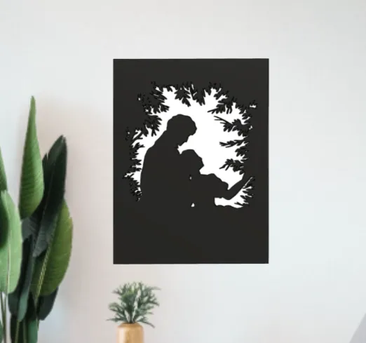 Romantic wall art deco