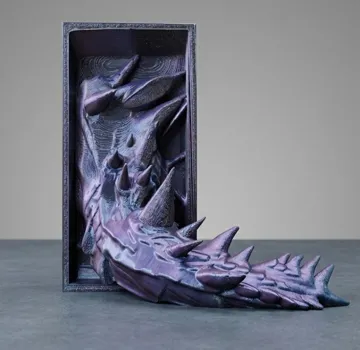 Adorno temático: Dragon Bookend – Tail — vista de referencia 3