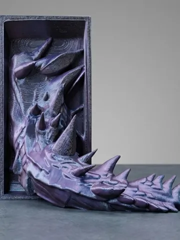 Adorno temático: Dragon Bookend – Tail — vista de referencia 2