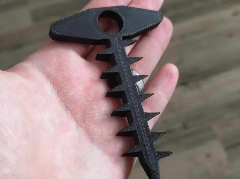 Tent Anchor (Twist) (easy to print)