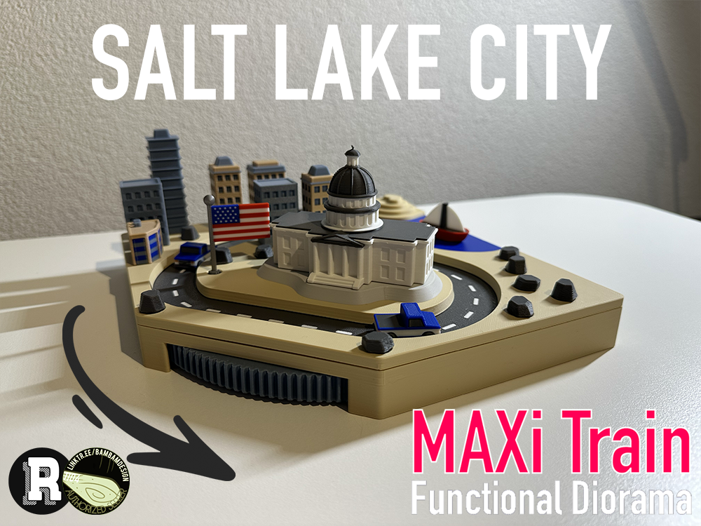 MAXi Train - Functional Salt Lake City Diorama