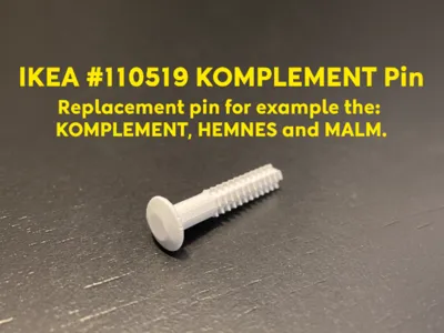 IKEA 110519 KOMPLEMENT Pin