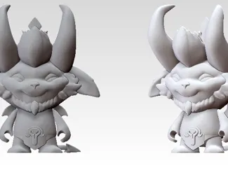 英雄联盟大魔王提莫，仿制；  # 3D打印模型数据stl；3mf；