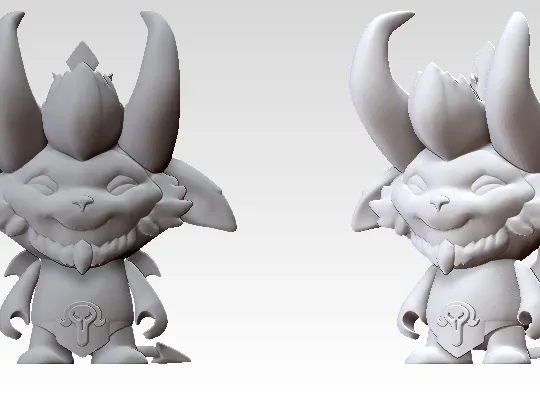 英雄联盟大魔王提莫,仿制; # 3D打印模型数据stl;3mf;