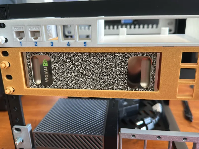 DGX Spark 10" Rack mount with keystones