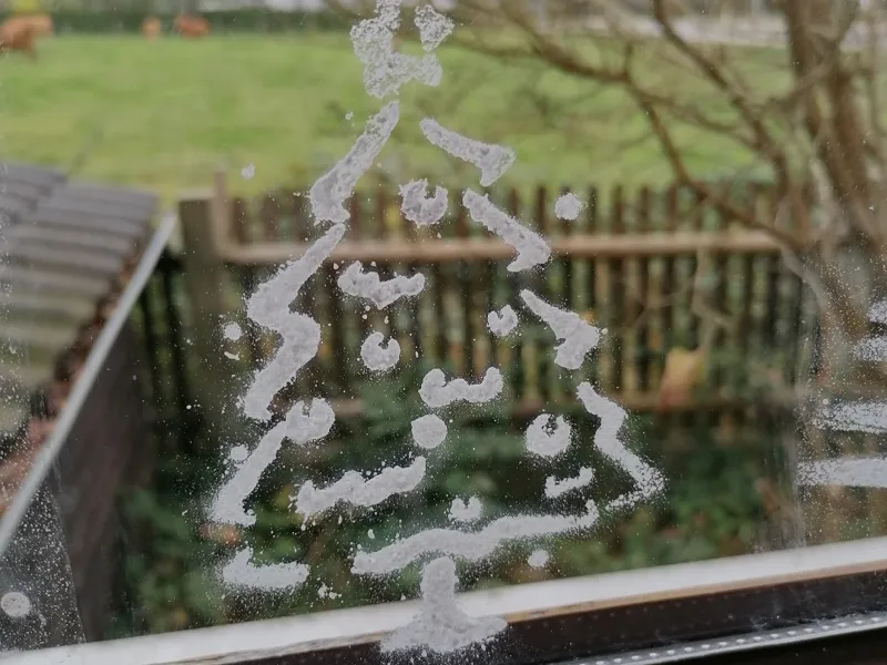 Wiederverwendbare Fenster Weihnachts Schablone 7