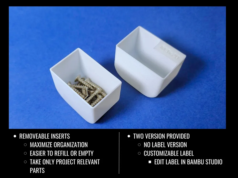 Detachable Insert Removable Inserts for Harbor Freight Storage - Free 3D Print Model ...