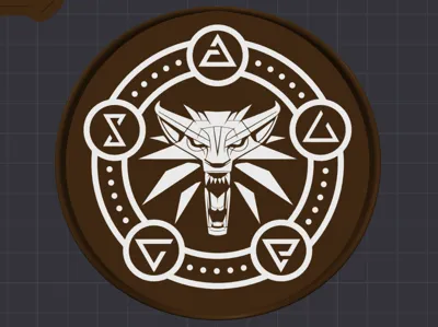 Witcher coaster holder for 7