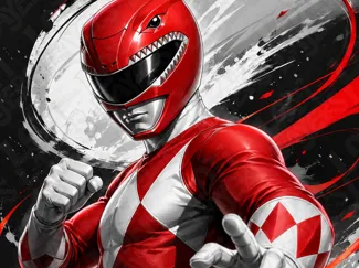 Red Power Ranger Hueforge