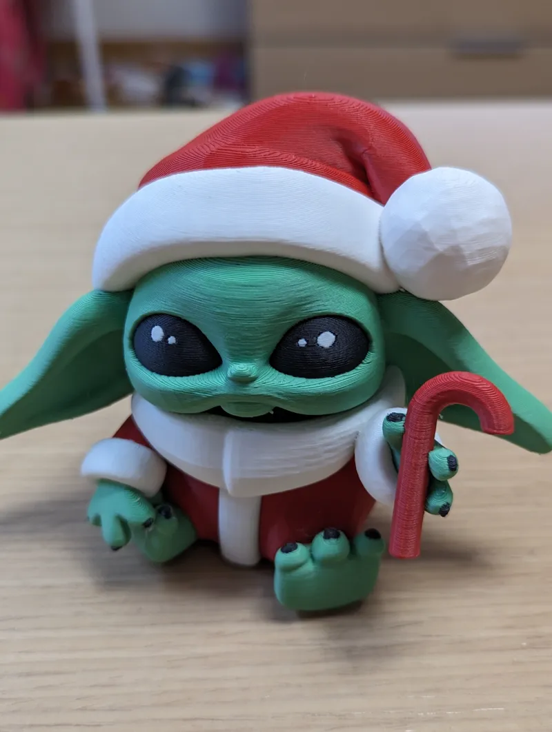 baby yoda christmas xmas navidad Santa Claus  Noel