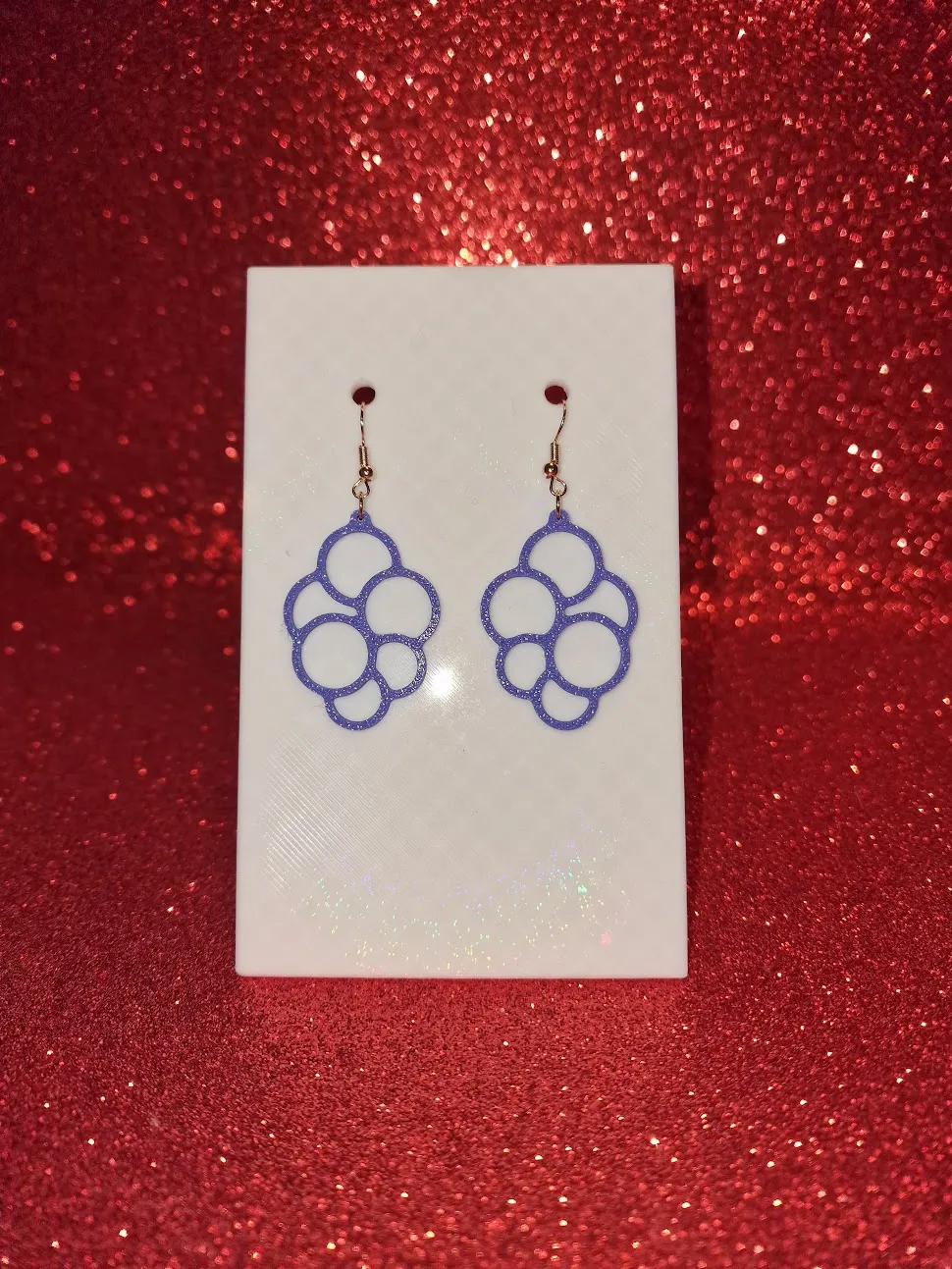 Bubbles earrings view 2