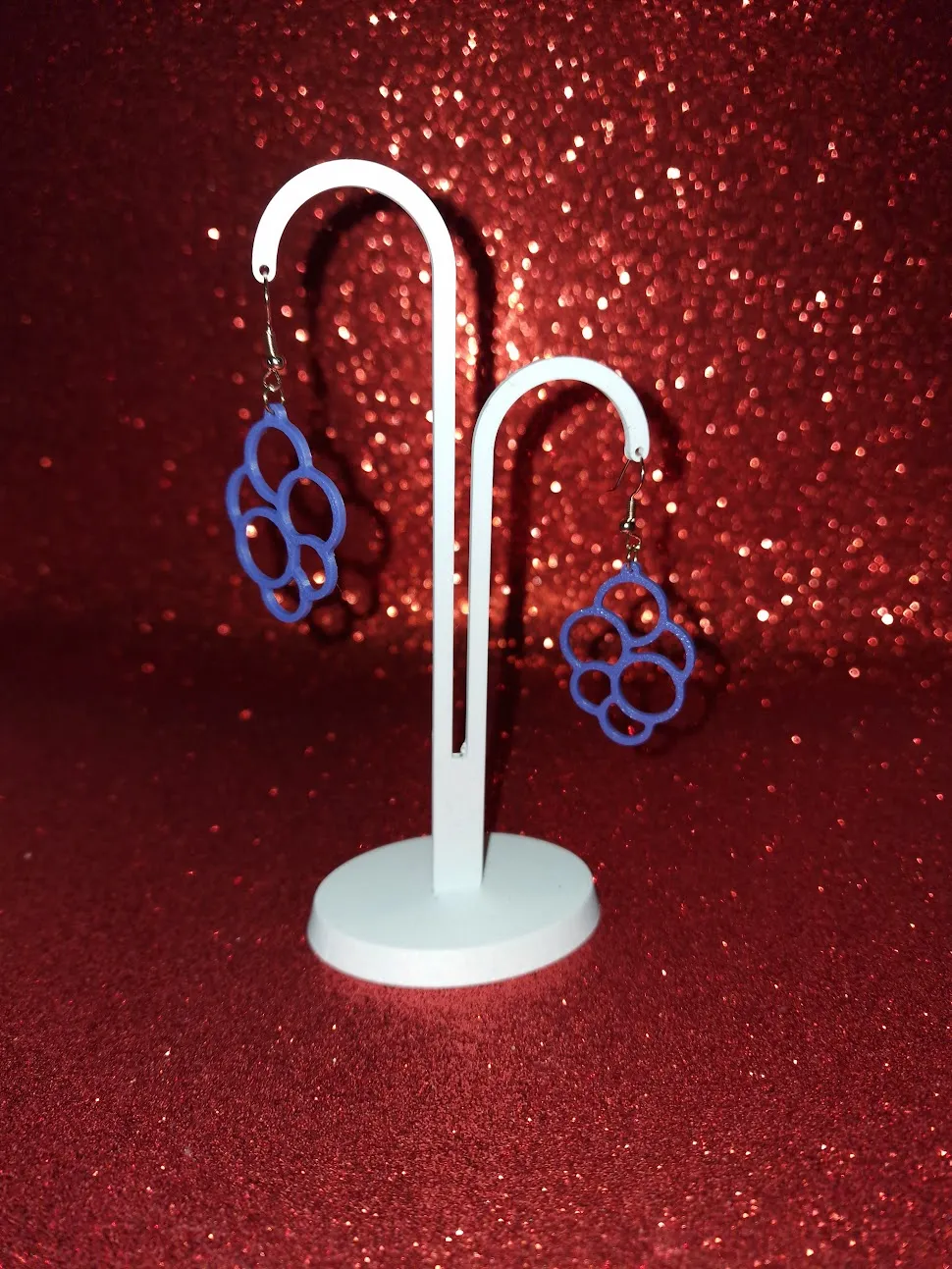 Bubbles earrings view 3