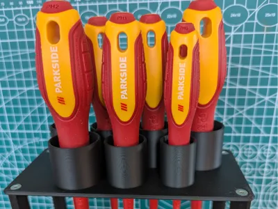 Parkside (Lidl) compatible Screwdriver Rack