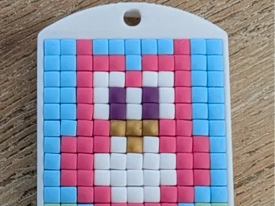 Pixel Keyring (only keyring, no pixels)