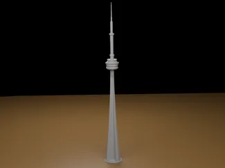 Toronto's CN Tower (Multi-part & Single Print)