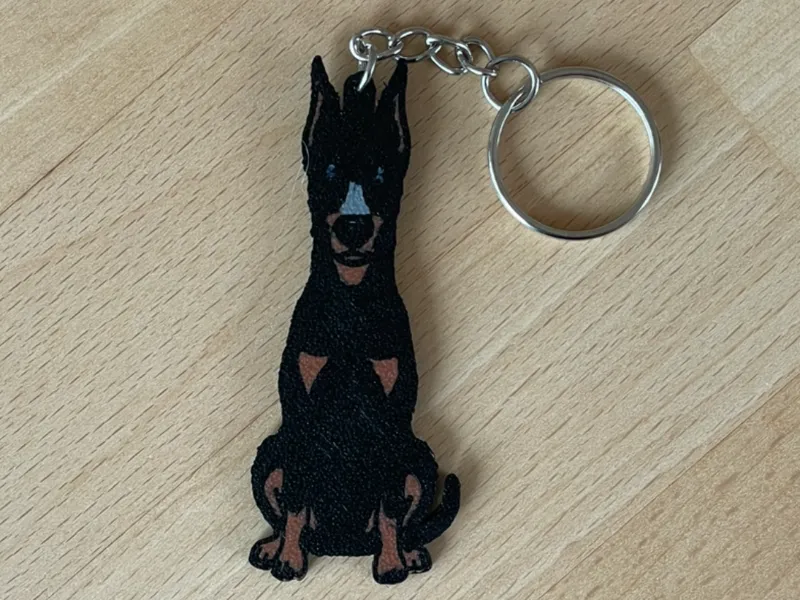 Keychain Doberman