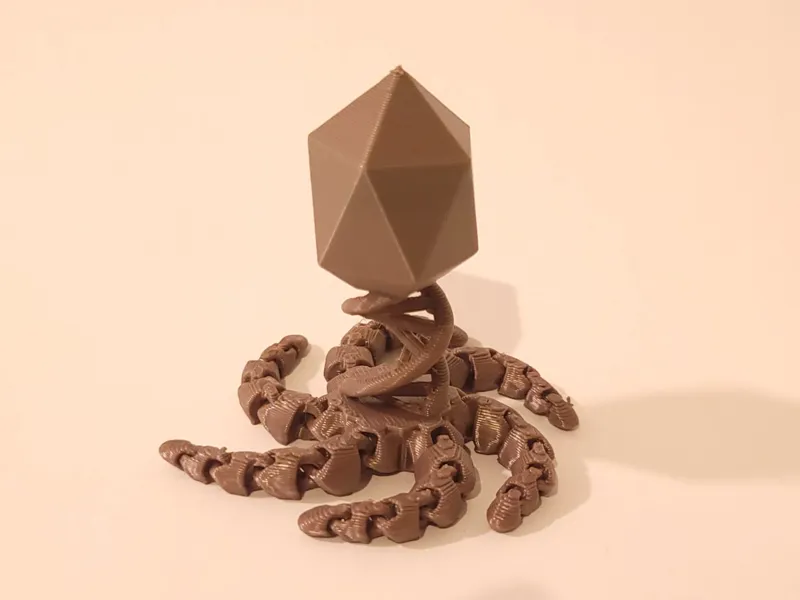 Fidget DNA Bacteriophage Articulated