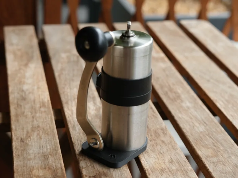 Porlex Mini coffee grinder stand