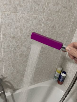Modern minimal square shower head