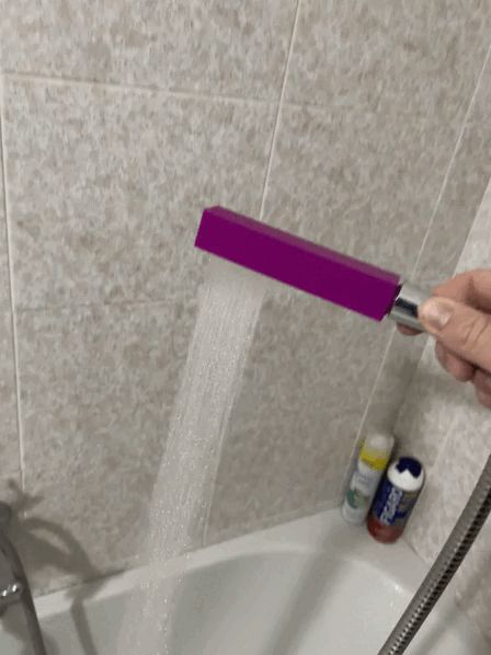 Modern minimal square shower head