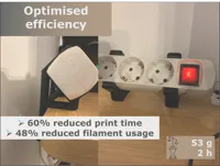 Improved print time and filament usage (for 35mm table)