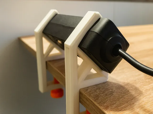 electrical power strip - table fit in angle