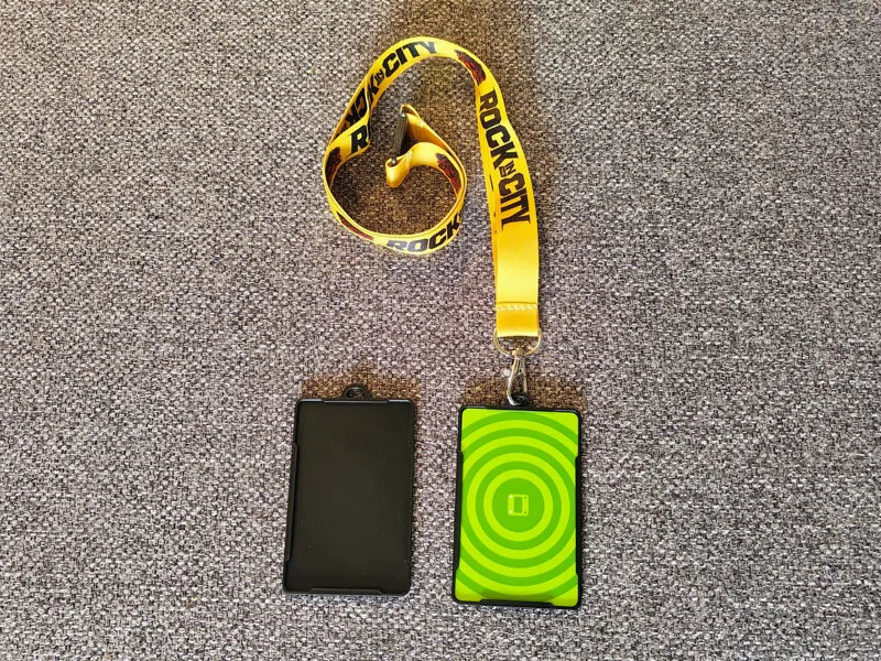 ID Card Holder with Lanyard Loop