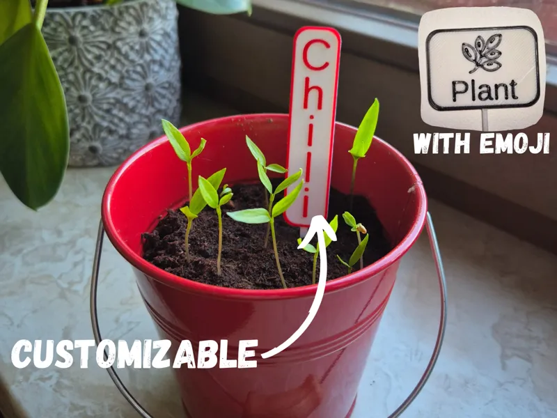 Customizable Plant Label Generator