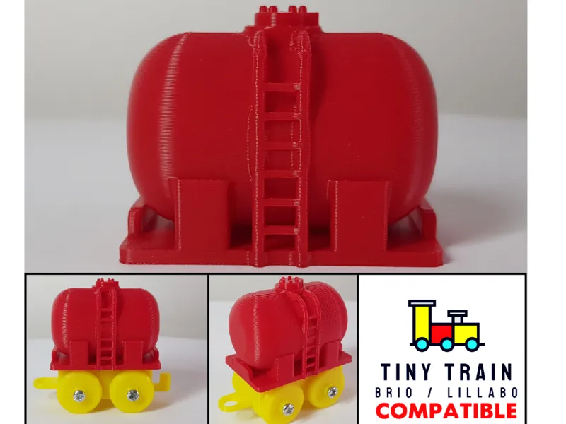 Gas train wagon for Tiny Train from One Maker Show
