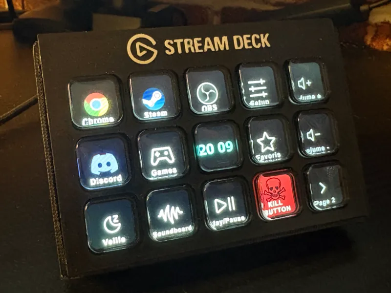 Stream deck module 15 dock