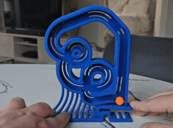 Print in place - Crazy Marble Fidget Toy V2